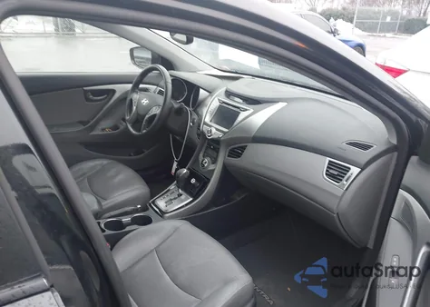 2013 Hyundai Elantra Limited из США, поврежденный, VIN KMHDH4AE0DU526456